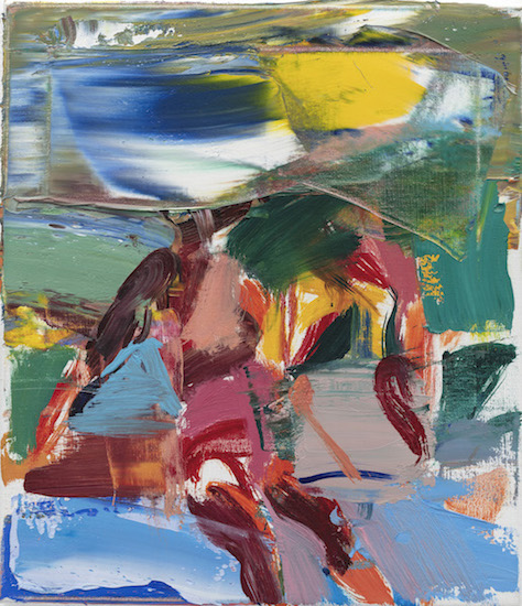 Sebastian Hosu: Daylight II, 2020, Öl auf Leinwand, 54 x 52 cm 

